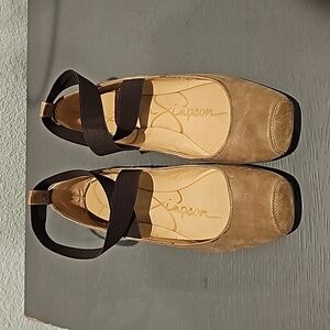 Jessica Simpson ballet flats brown mandalaye